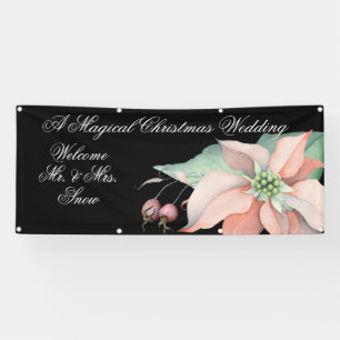 Christmas Magic/Poinsettia Wedding Banner