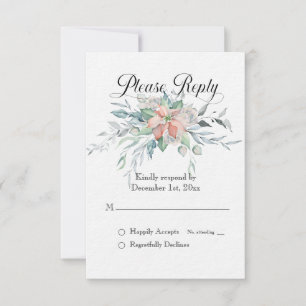 Christmas Magic/Poinsettia Wedding Reply
