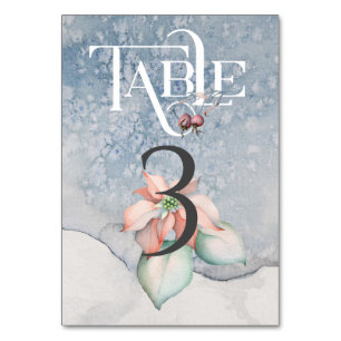 Christmas Magic/Wedding Reception Table #3 Table Number