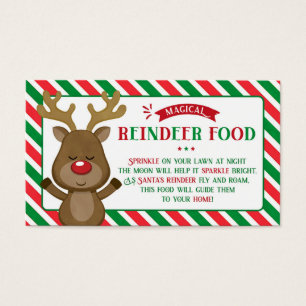 Christmas Magical Reindeer Food Tags For Kids