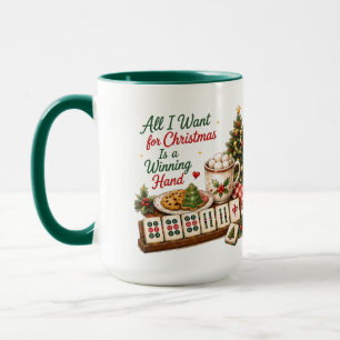 Christmas Mahjong Humour  Mug