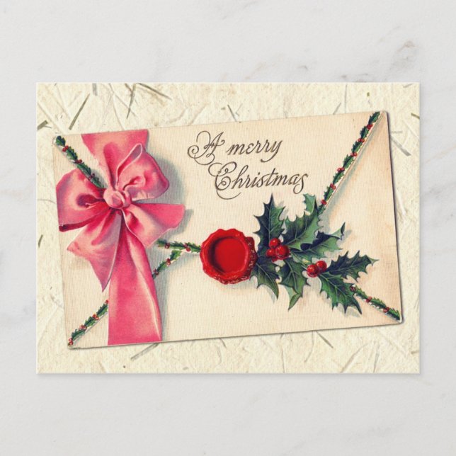 Christmas Mail! Holiday Postcard (Front)