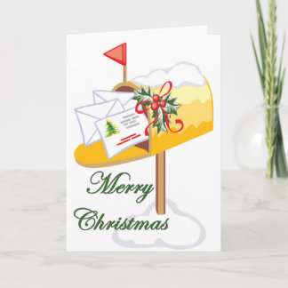 Christmas Mail New Address Holiday Card