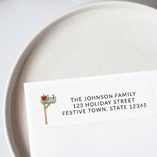 Christmas Mailbox Return Address
