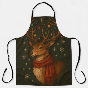 Christmas Majestic Reindeer Apron