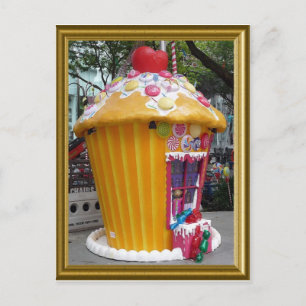 Christmas mall holiday postcard