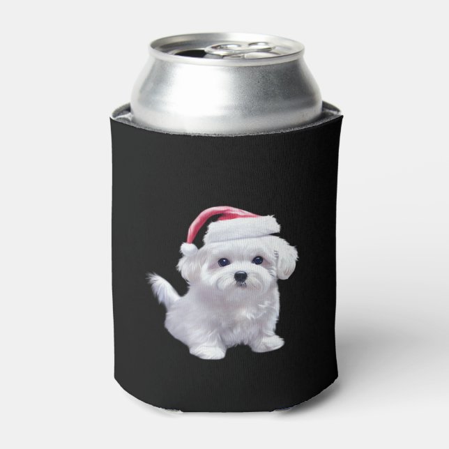 Christmas Maltese - Perfect For Animal Lovers Clas Can Cooler (Can Front)