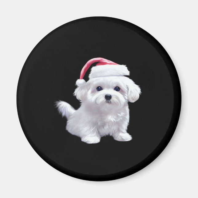 Christmas Maltese - Perfect For Animal Lovers Clas Magnet (Front)
