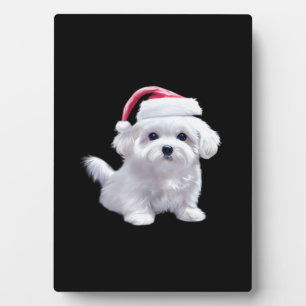 Christmas Maltese - Perfect For Animal Lovers Clas Plaque