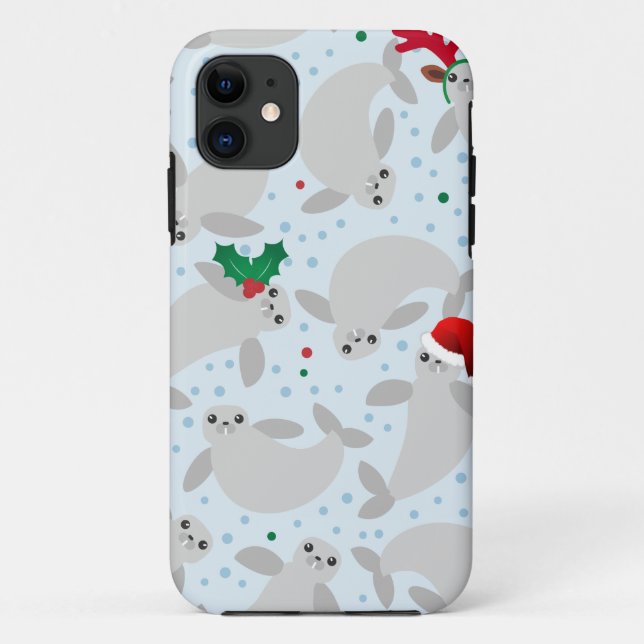 christmas manatee Case-Mate iPhone case (Back)