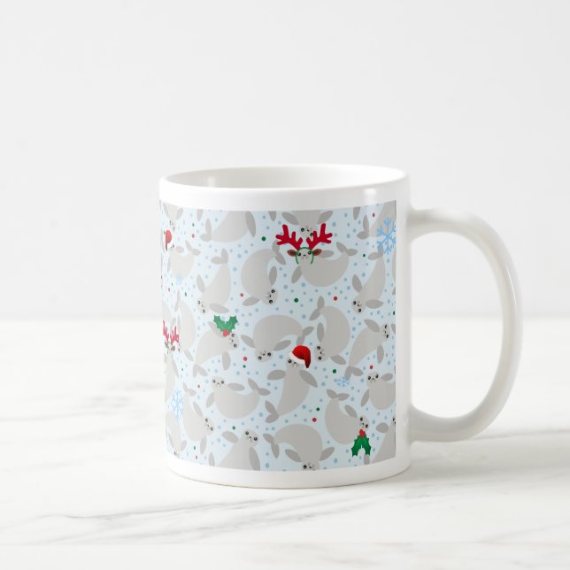 christmas manatee coffee mug (Right)