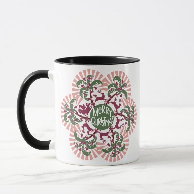 CHRISTMAS MANDALA MUG (Left)
