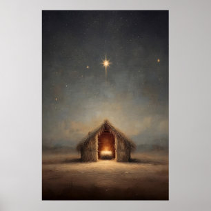 Christmas Manger Wall Art Nativity Art Jesus