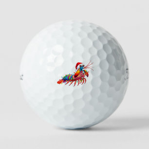  Christmas Mantis Shrimp Odontodactylus Colourful  Golf Balls