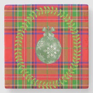 Christmas Marble Stone Coaster