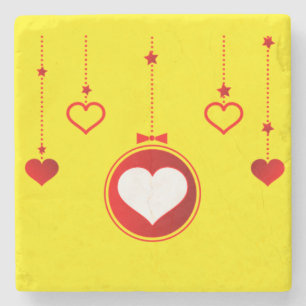 Christmas Marble Stone Coaster