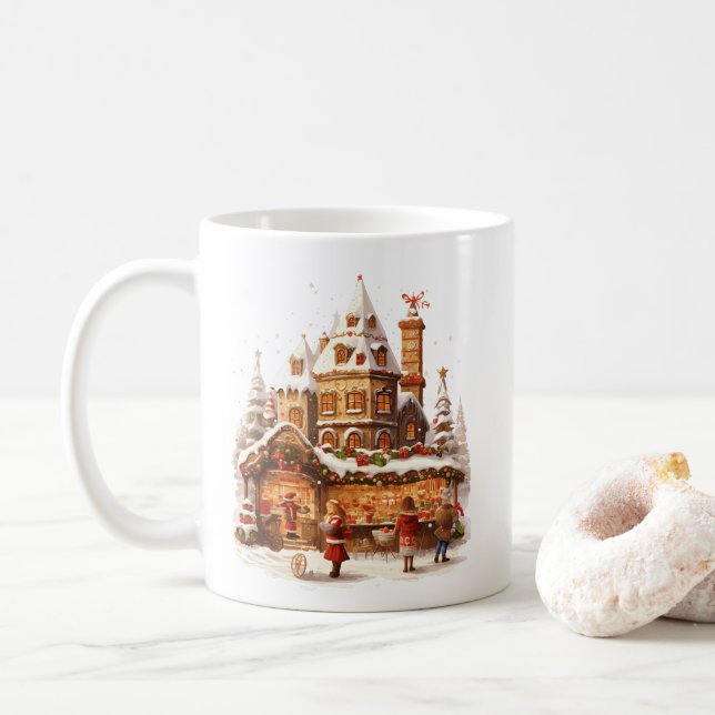 Christmas market coffee mug (With Donut)