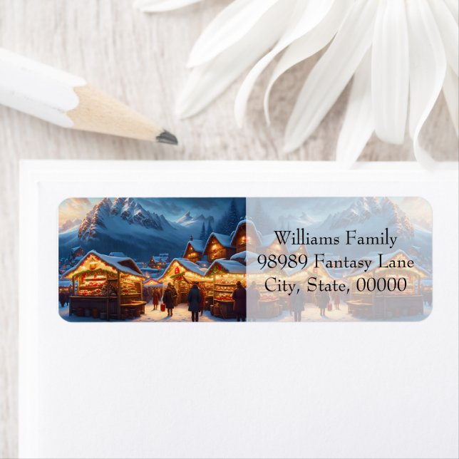 Christmas market in the mountains - custom (Insitu)