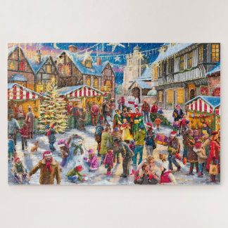 Christmas Market in the Square Jigsaw Puzzle