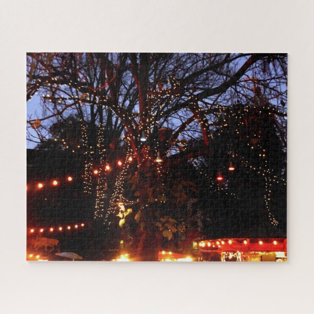 Christmas Market Lights - Cologne, Germany Jigsaw Puzzle (Horizontal)