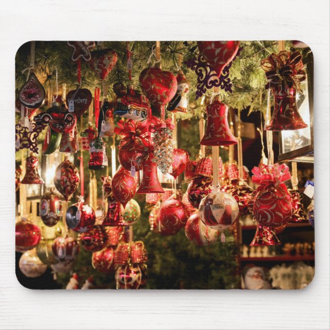 Christmas Market Mouse Mat (Front)