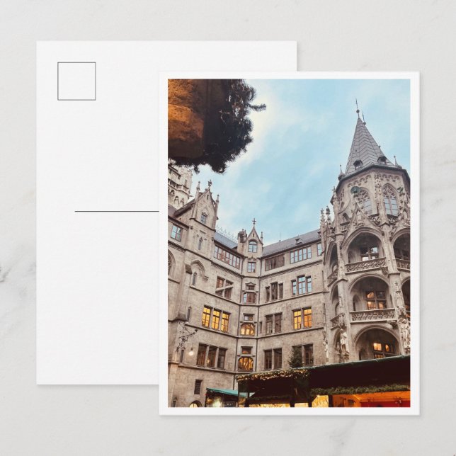 Christmas Market Munich, Germany Postcard (Front/Back)