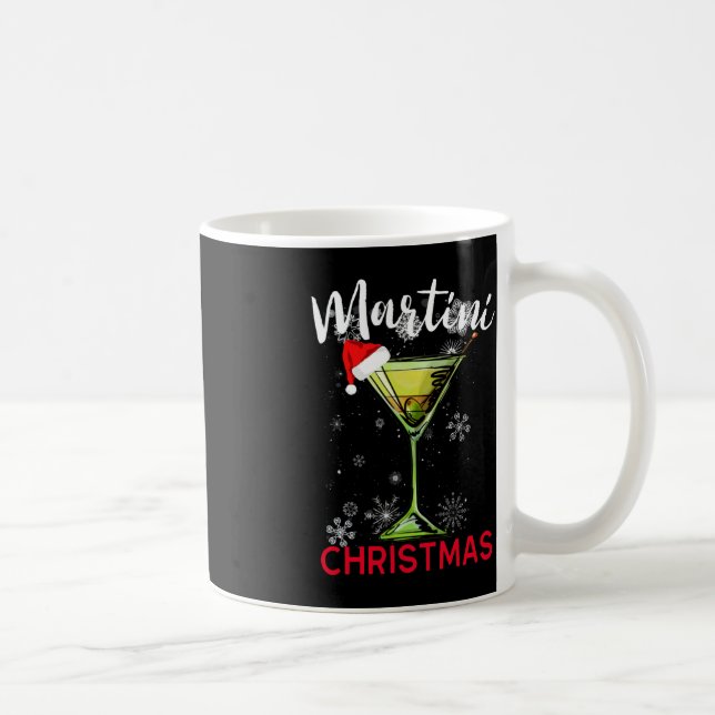 Christmas Martini Cocktail Happy Hour Fun Drink Gi Coffee Mug (Right)
