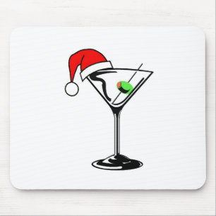 Christmas Martini Mouse Mat
