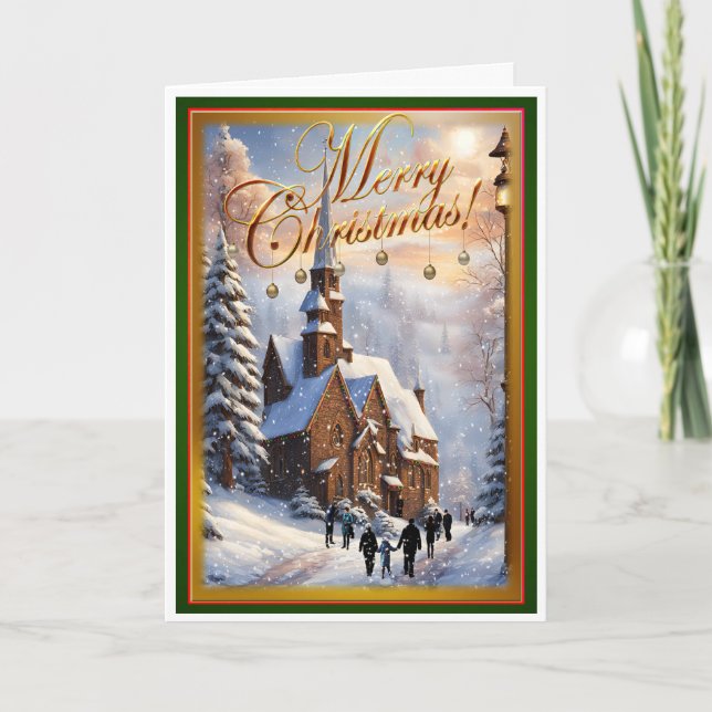 Christmas mass card (Front)