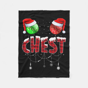 Christmas Matching Couple Family Chestnuts 1 Fleece Blanket