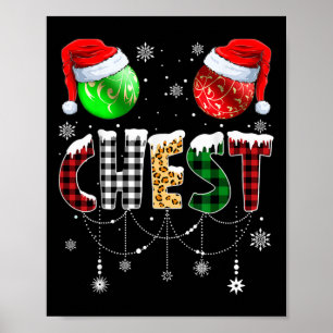 Christmas Matching Couple Family Chestnuts 1 Poster