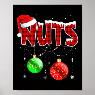 Christmas Matching Couple Family Chestnuts Poster