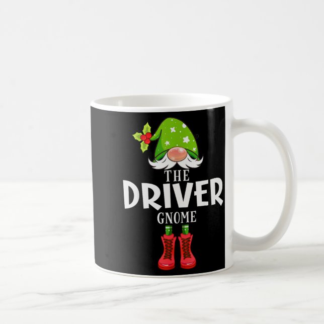 Christmas Matching Family The Driver Gnome  Coffee Mug (Right)