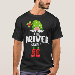 Christmas Matching Family The Driver Gnome  T-Shirt