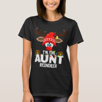 Christmas Matching I'm The Aunt Reindeer 