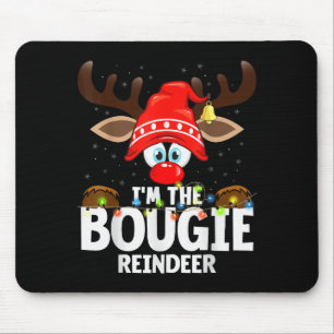 Christmas Matching I'm The Bougie Reindeer Mouse Mat