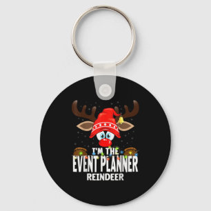 Christmas Matching I'm The Event Planner Reindeer Key Ring