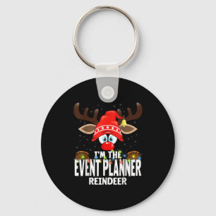 Christmas Matching I'm The Event Planner Reindeer Key Ring