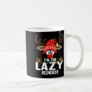 Christmas Matching I'm The Lazy Reindeer  Coffee Mug