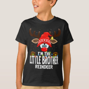 Christmas Matching I'm The Little Brother Reindeer T-Shirt