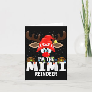 Christmas Matching I'm The Mimi Reindeer  Card