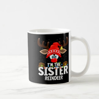 Christmas Matching I'm The Sister Reindeer  Coffee Mug