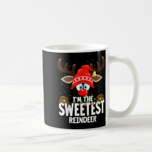 Christmas Matching I'm The Sweetest Reindeer  Coffee Mug