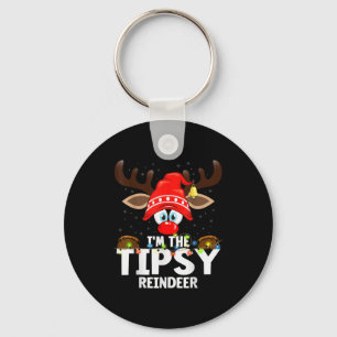 Christmas Matching I'm The Tipsy Reindeer Key Ring