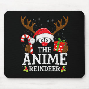Christmas Matching The Anime Reindeer Family  Mouse Mat