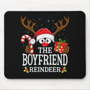Christmas Matching The Boyfriend Reindeer Family  Mouse Mat