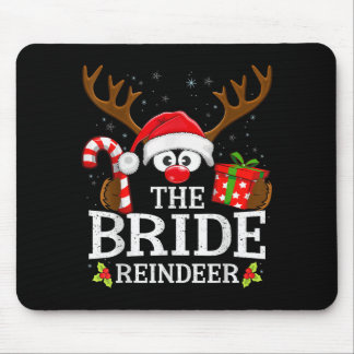 Christmas Matching The Bride Reindeer Family  Mouse Mat