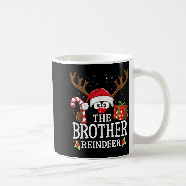 Christmas Matching The Brother Reindeer Family  Coffee Mug (Right)