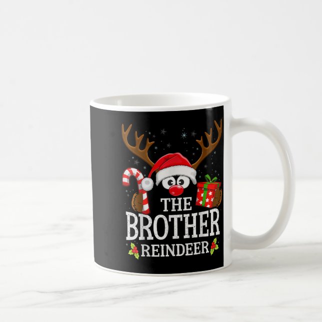 Christmas Matching The Brother Reindeer Family  Coffee Mug (Right)