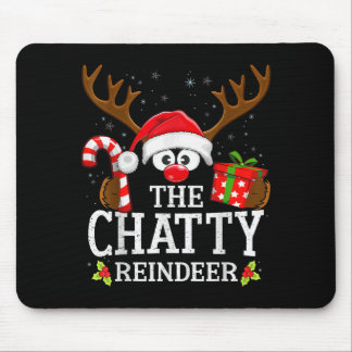 Christmas Matching The Chatty Reindeer Family , Sm Mouse Mat